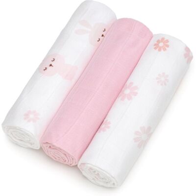 T-TOMI TETRA Cloth Diapers HIGH QUALITY couches lavables Bunnies 70x70 cm 3 pcs T-TOMI TETRA Cloth Diapers HIGH QUALITY couches lavables Bunnies 70x70 cm 3 pcs