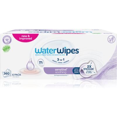 WaterWipes Soothing Clean lingettes douces pour bébé 6x60 pcs WaterWipes Soothing Clean lingettes douces pour bébé 6x60 pcs
