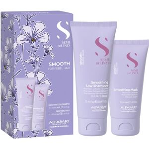 Alfaparf Milano Semi di Lino Smooth Minisize Kit - Kit de voyage pour cheveux indisciplinés Alfaparf Milano Semi di Lino Smooth Minisize Kit - Kit de voyage pour cheveux indisciplinés