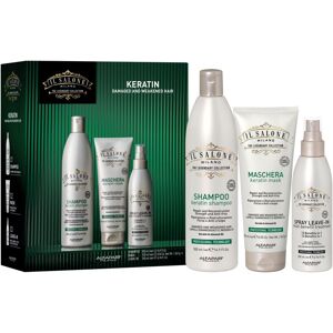 Alfaparf Milano Il Salone Milano Keratin kit coffret cadeau pour cheveux abîmés Alfaparf Milano Il Salone Milano Keratin kit coffret cadeau pour cheveux abîmés