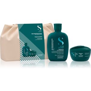 Alfaparf Milano Semi di Lino Reconstruction Duo Kit coffret cadeau pour cheveux abîmés 2 pcs Alfaparf Milano Semi di Lino Reconstruction Duo Kit coffret cadeau pour cheveux abîmés 2 pcs