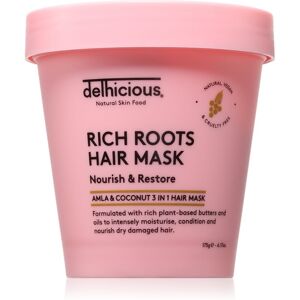 delhicious RICH ROOTS Nourishing Hair Mask masque nourrissant cheveux 3 en 1 175 g delhicious RICH ROOTS Nourishing Hair Mask masque nourrissant cheveux 3 en 1 175 g
