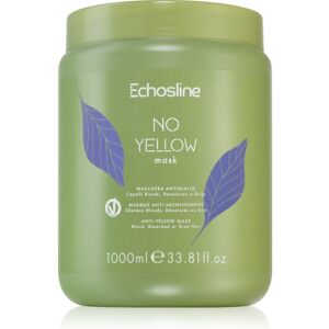 Echosline No Yellow Mask - Masque capillaire pour cheveux blonds, gris - 1000ml Echosline No Yellow Mask - Masque capillaire pour cheveux blonds, gris - 1000ml