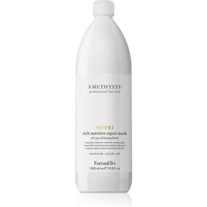 FarmaVita Amethyste Nutri masque régénérateur en profondeur pour cheveux abîmés et traités chimiquement 1000 ml FarmaVita Amethyste Nutri masque régénérateur en profondeur pour cheveux abîmés et traités chimiquement 1000 ml