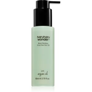 Haruharu Wonder Black Bamboo Frizz-free Hair Oil huile légère pour cheveux indisciplinés et frisottis 80 ml Haruharu Wonder Black Bamboo Frizz-free Hair Oil huile légère pour cheveux indisciplinés et frisottis 80 ml