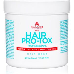 Kallos Hair Pro-Tox masque pour cheveux fragiles et abîmés à l'huile de coco, acide hyaluronique et collagène 275 ml Kallos Hair Pro-Tox masque pour cheveux fragiles et abîmés à l'huile de coco, acide hyaluronique et collagène 275 ml