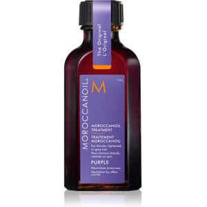 Moroccanoil Treatment Purple huile nourrissante pour cheveux blonds et gris 50 ml Moroccanoil Treatment Purple huile nourrissante pour cheveux blonds et gris 50 ml