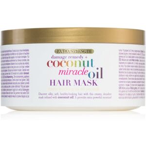 OGX Coconut Miracle Oil masque cheveux qui renforce en profondeur à l'huile de coco 300 ml OGX Coconut Miracle Oil masque cheveux qui renforce en profondeur à l'huile de coco 300 ml