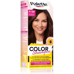 Schwarzkopf Palette Color Shampoo shampoing colorant teinte 4-68 Red Brown 50 ml Schwarzkopf Palette Color Shampoo shampoing colorant teinte 4-68 Red Brown 50 ml