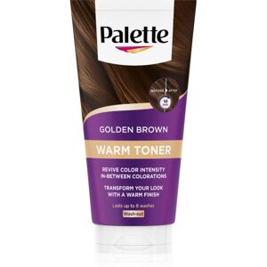 Schwarzkopf Palette Warm Toner masque pour des reflets chauds des cheveux bruns teinte Golden Brown 150 ml Schwarzkopf Palette Warm Toner masque pour des reflets chauds des cheveux bruns teinte Golden Brown 150 ml