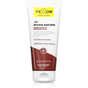 Yellow Professional Color Mask Bonding Color Mask teinte .35 Warm Brown 200 ml Yellow Professional Color Mask Bonding Color Mask teinte .35 Warm Brown 200 ml