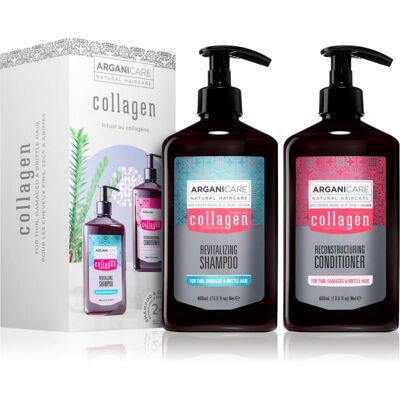 Ensemble Shampooing & Après-shampooing au Collagène - Réparation & Volume Ensemble Shampooing & Après-shampooing au Collagène - Réparation & Volume