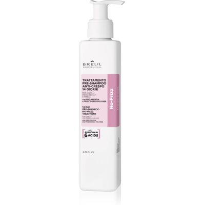 Brelil Professional No Frizz 14 Days No Frizz Treatment soin avant-shampoing pour cheveux indisciplinés et frisottis 200 ml Brelil Professional No Frizz 14 Days No Frizz Treatment soin avant-shampoing pour cheveux indisciplinés et frisottis 200 ml