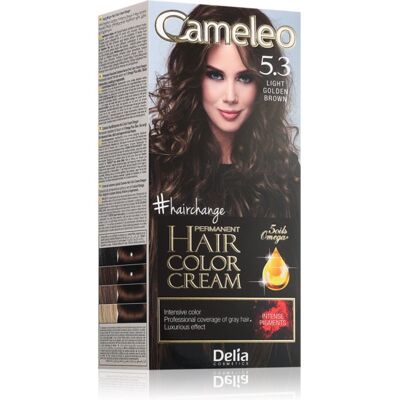 Delia Cosmetics Cameleo Omega coloration cheveux permanente teinte 5.3 Light Golden Brown 1 pcs Delia Cosmetics Cameleo Omega coloration cheveux permanente teinte 5.3 Light Golden Brown 1 pcs