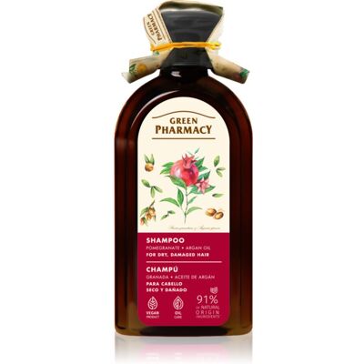 Green Pharmacy Argan Oil & Pomegranate Shampoo shampoing pour cheveux secs et abîmés à l'huile d'argan 350 ml Green Pharmacy Argan Oil & Pomegranate Shampoo shampoing pour cheveux secs et abîmés à l'huile d'argan 350 ml