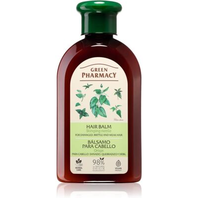 Green Pharmacy Stinging Nettle Hair Balm baume pour cheveux abîmés, cassants et affaiblis 300 ml Green Pharmacy Stinging Nettle Hair Balm baume pour cheveux abîmés, cassants et affaiblis 300 ml