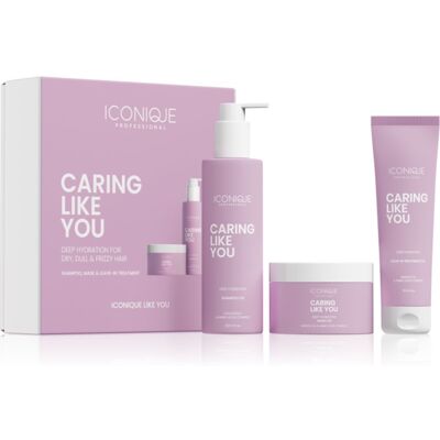 Ensemble de Soin Capillaire Hydratation Profonde ICONIQUE Professional - Type de Cheveux Ensemble de Soin Capillaire Hydratation Profonde ICONIQUE Professional - Type de Cheveux