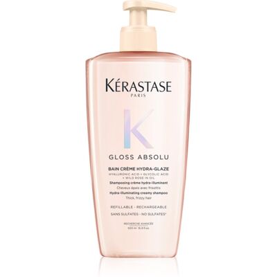 Kérastase Gloss Absolu Créme Bain Hydra-Glaze shampoing bain pour des cheveux brillants et doux 500 ml Kérastase Gloss Absolu Créme Bain Hydra-Glaze shampoing bain pour des cheveux brillants et doux 500 ml