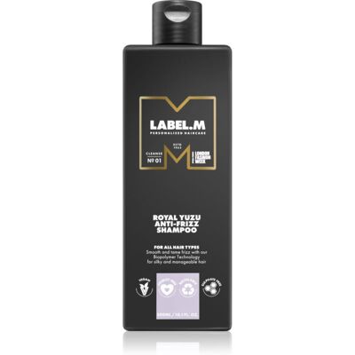 label.m Royal Yuzu Shampoo anti-frizz 300 ml - Femme label.m Royal Yuzu Shampoo anti-frizz 300 ml - Femme