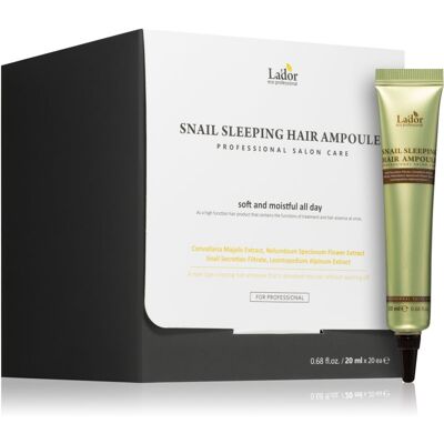 La'dor Snail Sleeping Hair Ampoule ampoules de nuit pour de beaux cheveux sains 20x20 ml La'dor Snail Sleeping Hair Ampoule ampoules de nuit pour de beaux cheveux sains 20x20 ml