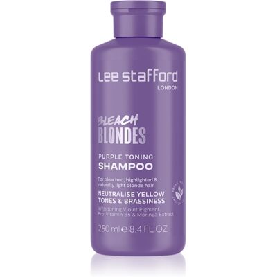 Lee Stafford Bleach Blondes Toning Shampoo - Neutralise Tons Jaunes Lee Stafford Bleach Blondes Toning Shampoo - Neutralise Tons Jaunes