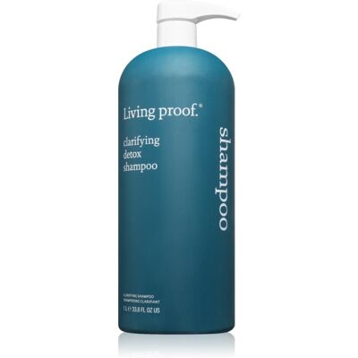 Living Proof Clarifying Detox Detox Shampoo shampoing nettoyant doux pour tous types de cheveux 1000 ml Living Proof Clarifying Detox Detox Shampoo shampoing nettoyant doux pour tous types de cheveux 1000 ml