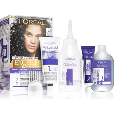 L’Oréal Paris Excellence Cool Creme - Brun Foncé Ultra Cendré - Coloration capillaire L’Oréal Paris Excellence Cool Creme - Brun Foncé Ultra Cendré - Coloration capillaire