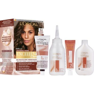 L'Oréal Paris Excellence Creme - Brun Clair - Coloration Capillaire L'Oréal Paris Excellence Creme - Brun Clair - Coloration Capillaire