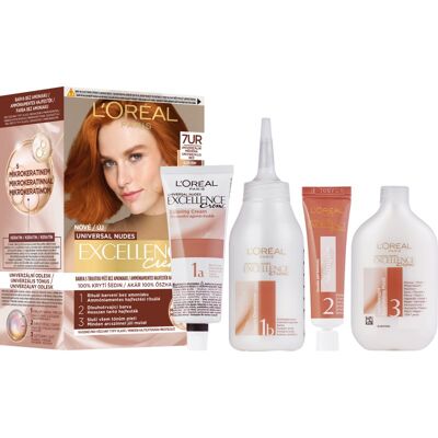L’Oréal Paris Excellence Universal Nudes - Coloration permanente cuivre pour femmes L’Oréal Paris Excellence Universal Nudes - Coloration permanente cuivre pour femmes