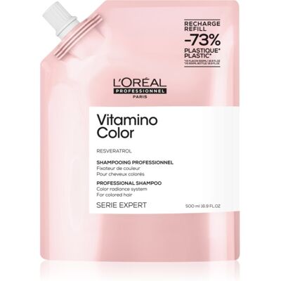 L'Oréal Série Expert Vitamino Color Resveratrol Shampooing - Recharge (500ml) L'Oréal Série Expert Vitamino Color Resveratrol Shampooing - Recharge (500ml)