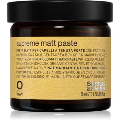Oway Supreme Matt Paste - Pâte de Style pour Texture Naturelle & Maintien Oway Supreme Matt Paste - Pâte de Style pour Texture Naturelle & Maintien