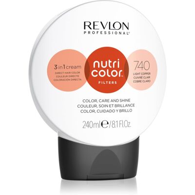 Revlon Nutri Color Filters Cuivre Clair - Masque colorant capillaire Revlon Nutri Color Filters Cuivre Clair - Masque colorant capillaire