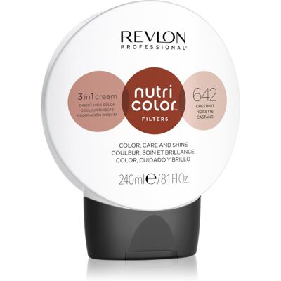 Revlon Nutri Color Chestnut - Masque de coloration - 240ml Revlon Nutri Color Chestnut - Masque de coloration - 240ml