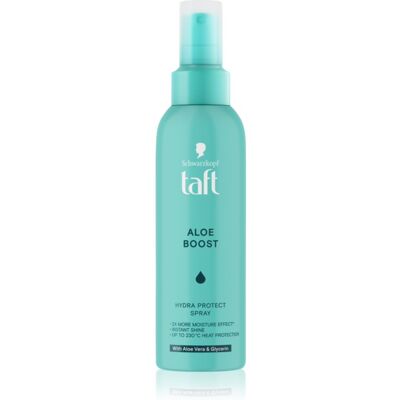 Schwarzkopf Taft Aloe Boost spray hydratant cheveux pour protéger les cheveux contre la chaleur 150 ml Schwarzkopf Taft Aloe Boost spray hydratant cheveux pour protéger les cheveux contre la chaleur 150 ml
