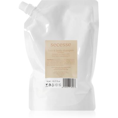 Secesse Hair and Body Shampoo shampoing pour cheveux et corps 360 ml Secesse Hair and Body Shampoo shampoing pour cheveux et corps 360 ml