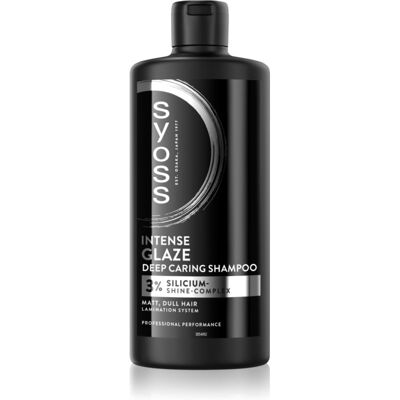 Syoss Intense Glaze shampoing nourrissant pour cheveux fatigués sans éclat 440 ml Syoss Intense Glaze shampoing nourrissant pour cheveux fatigués sans éclat 440 ml