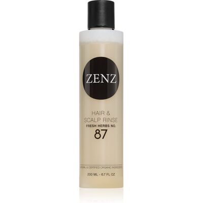Zenz Organic Fresh Herbs No. 87 Traitement capillaire - Nettoyage en profondeur & Nutrition - 200 ml Zenz Organic Fresh Herbs No. 87 Traitement capillaire - Nettoyage en profondeur & Nutrition - 200 ml
