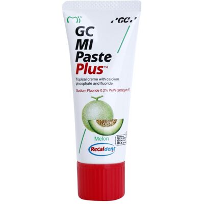 GC MI Paste Plus Melon - Dentifrice sensible reminéralisant au fluor GC MI Paste Plus Melon - Dentifrice sensible reminéralisant au fluor