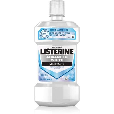Listerine Advanced White Mild Taste - Bain de bouche blanchissant - 500ml Listerine Advanced White Mild Taste - Bain de bouche blanchissant - 500ml
