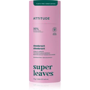 Attitude Super Leaves Natural Deodorant déodorant solide naturel sans aluminium Coconut & Wild Berries 75 g Attitude Super Leaves Natural Deodorant déodorant solide naturel sans aluminium Coconut & Wild Berries 75 g