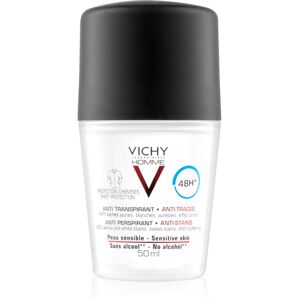 Vichy Homme Deodorant anti-transpirant anti-traces blanches et jaunes 48h 50 ml Vichy Homme Deodorant anti-transpirant anti-traces blanches et jaunes 48h 50 ml