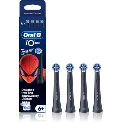 Oral-B iO Kids Marvel Spiderman têtes de remplacement pour brosse à dents pour enfant à partir de 6 ans 4 pcs Oral-B iO Kids Marvel Spiderman têtes de remplacement pour brosse à dents pour enfant à partir de 6 ans 4 pcs