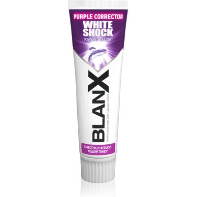 BlanX White Shock Purple dentifrice blanchissant aux pigments violets 78 ml BlanX White Shock Purple dentifrice blanchissant aux pigments violets 78 ml