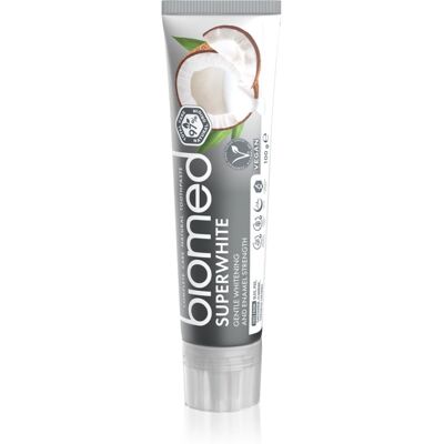 Biomed Superwhite dentifrice fortifiant à l'huile de coco 100 g Biomed Superwhite dentifrice fortifiant à l'huile de coco 100 g