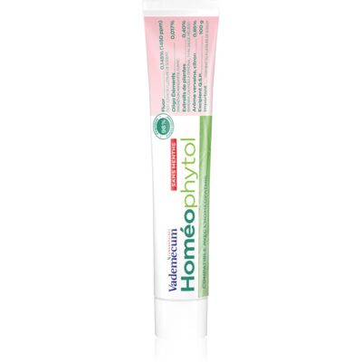 Vademecum Homéophytol dentifrice pour adaptes de l’homéopathie 75 ml Vademecum Homéophytol dentifrice pour adaptes de l’homéopathie 75 ml