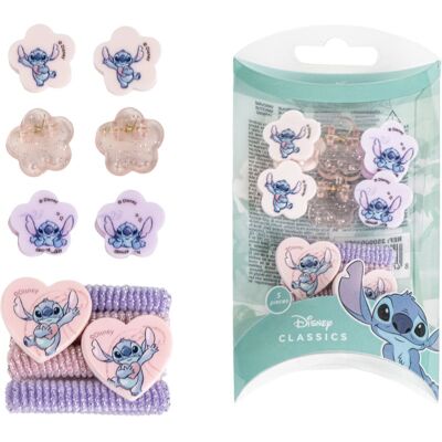 Disney - Lilo & Stitch - 8x14 cm - 6+4 - Ensemble d'accessoires cheveux Disney - Lilo & Stitch - 8x14 cm - 6+4 - Ensemble d'accessoires cheveux