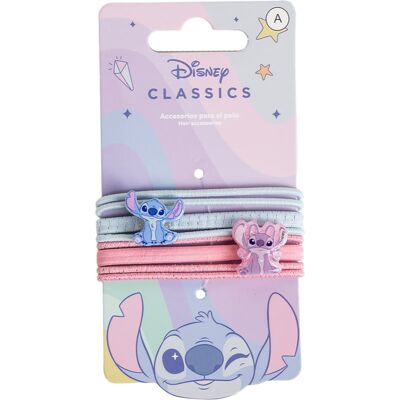 Disney Stitch Hair Accessories élastiques à cheveux 8 pcs Disney Stitch Hair Accessories élastiques à cheveux 8 pcs