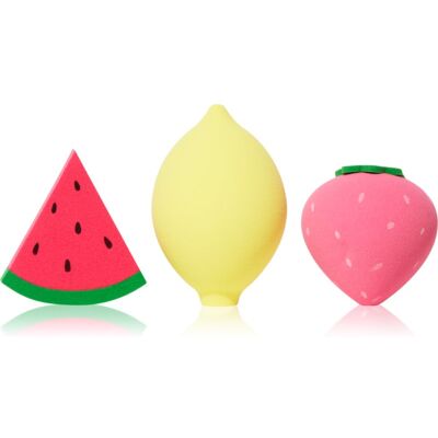 I Heart Revolution Fruit Punch Blending Sponge Trio set d'applicateurs pour un look parfait I Heart Revolution Fruit Punch Blending Sponge Trio set d'applicateurs pour un look parfait