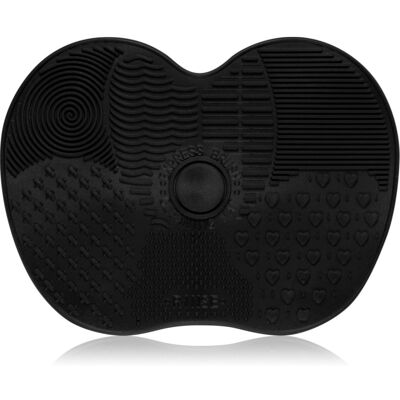 Lash Brow Brosse à Maquillage en Silicone Noir Mat - Tapis de Nettoyage - S Lash Brow Brosse à Maquillage en Silicone Noir Mat - Tapis de Nettoyage - S
