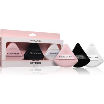 Revolution Soft Focus Powder Puff Trio houppette 3 pcs Revolution Soft Focus Powder Puff Trio houppette 3 pcs